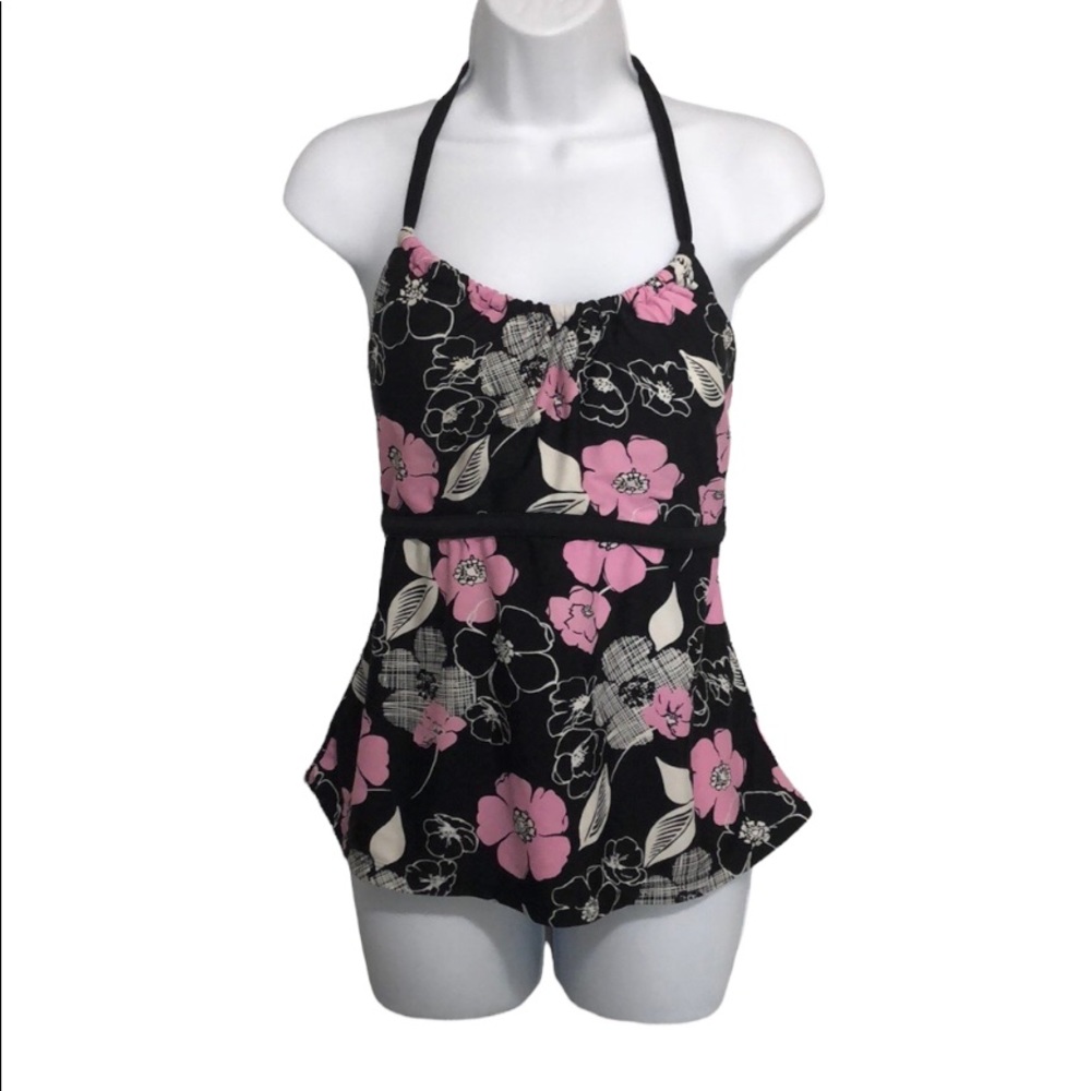 Ocean Dream Women’s  Floral Print Tankini Top Size 16W